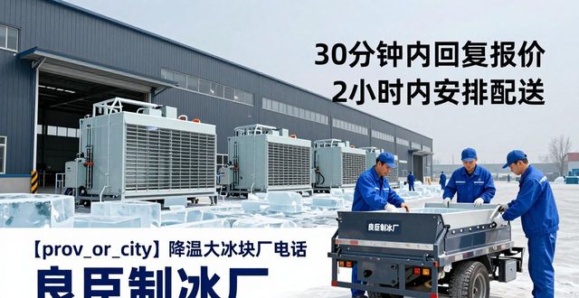 重庆降温大冰块厂电话 良臣制冰厂